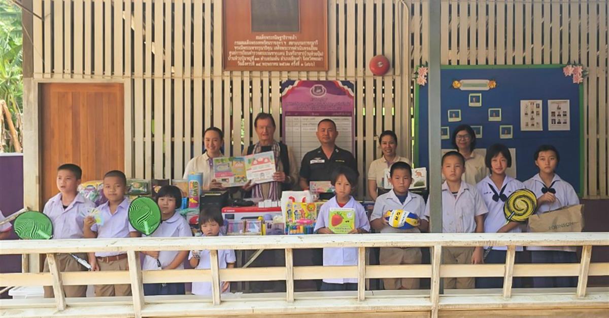 คณะศิลปศาสตร์ ดำเนินโครงการบริการวิชาการในพื้นที่พิเศษ ณ ศูนย์การเรียนตำรวจตระเวนชายแดน อินทรีอาสา บ้านห้วยปุ้ม